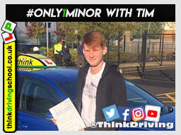 Passed with think driving school in October 2019 and left this 5 star review